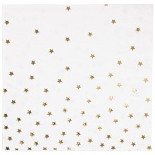 Serviettes en papier étoiles dorées métallisées (16 pièces)  par My Little Day