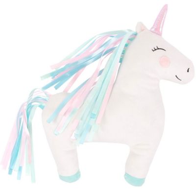 Coussin Betty la licorne arc-en-ciel (40 x 35 cm) sass & belle