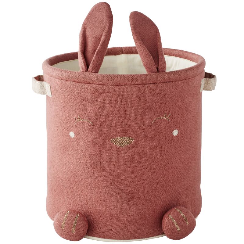 Panier de toilette rose Lina & Joy (35 x 35 cm) Noukie's