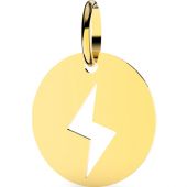 Médaille Eclair ajouré (or jaune 375°)