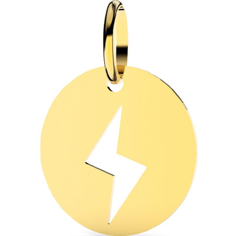 Médaille Eclair ajouré (or jaune 375°) Lucas Lucor