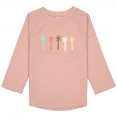 T-shirt anti-UV Palmiers pêche (19-24 mois) - Lässig 