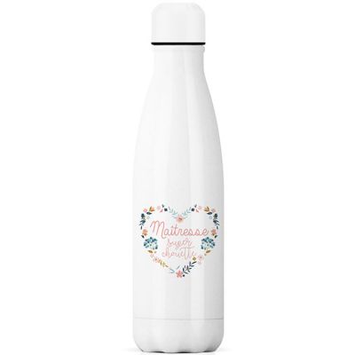 Gourde isotherme Maîtresse super chouette (500 ml)