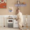 Cuisine avec lave-vaisselle Kid's Hub blanche  par Kid's Concept