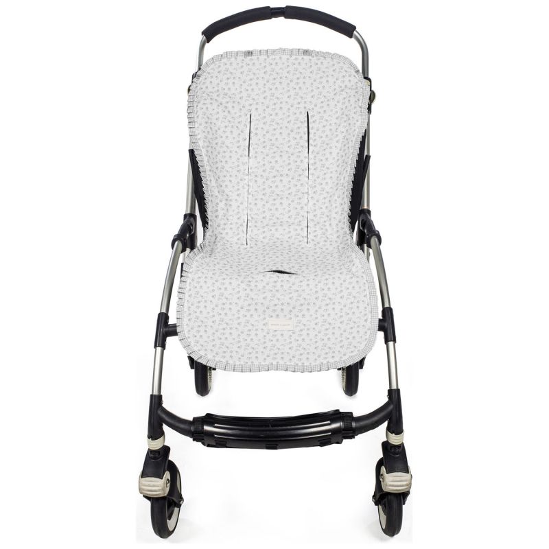 Assise pour poussette Little Bloom Fleurs Gris Pasito a pasito Produit 3