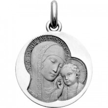 Médaille Maternité Siennoise (or blanc 750°)  par Becker