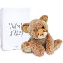 Coffret peluche Bébé Lion (25 cm)  par Histoire d'Ours