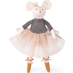 Poupée souple souris Suzie La petite école de danse (26 cm) - Moulin Roty
