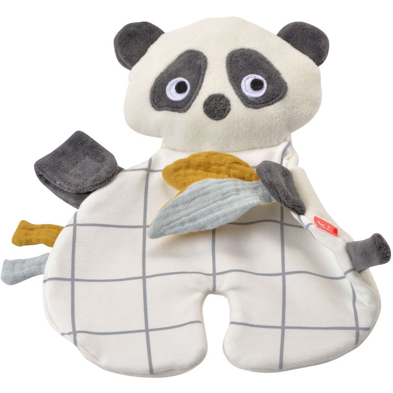 Doudou étiquettes Panda Kikadu