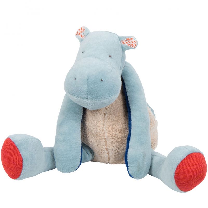 Peluche hippopotame Les Papoum (29 cm) Moulin Roty