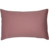 Taie d'oreiller pur coton Bois de rose (40 x 60 cm) - Kadolis