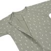 Pyjama léger en coton bio Cozy Colors Wear petits traits olive (3-6 mois)  par Lässig 