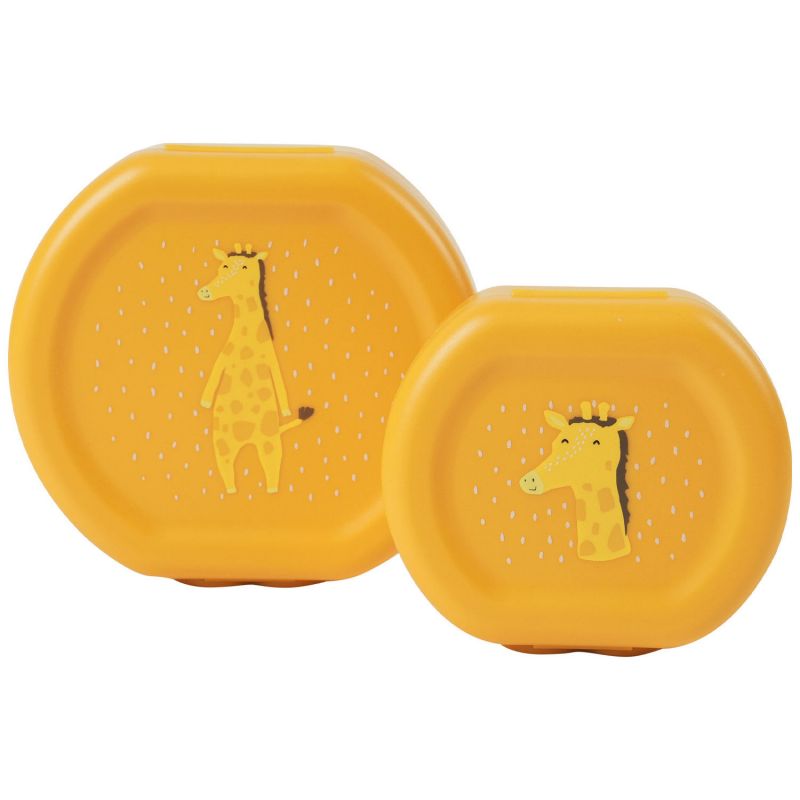 Lot de 2 boîtes à goûter à clip Mr. Giraffe (0,3 L) Trixie Produit 2
