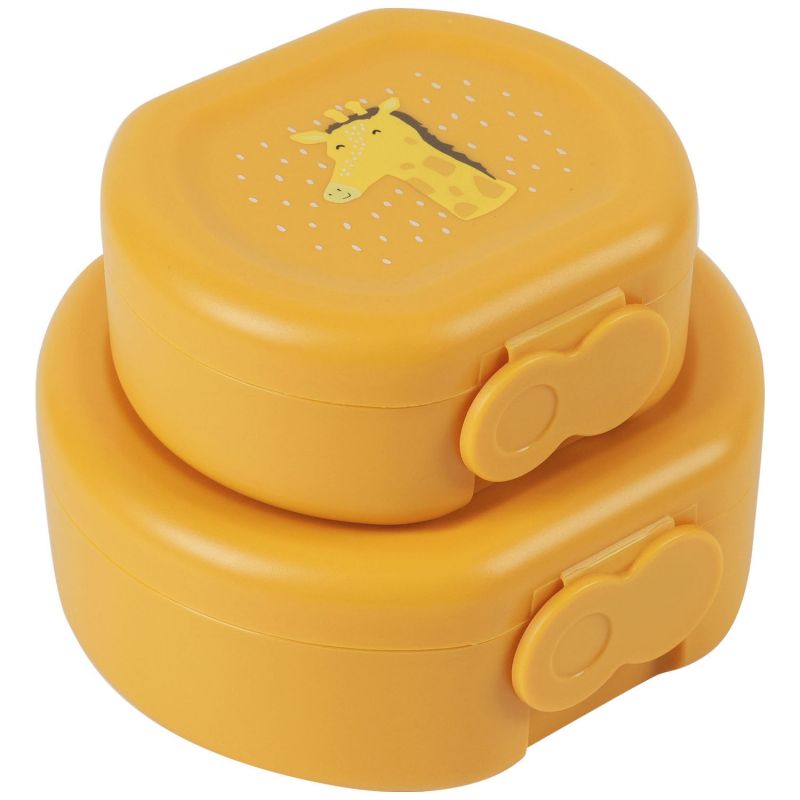 Lot de 2 boîtes à goûter à clip Mr. Giraffe Trixie Produit 3