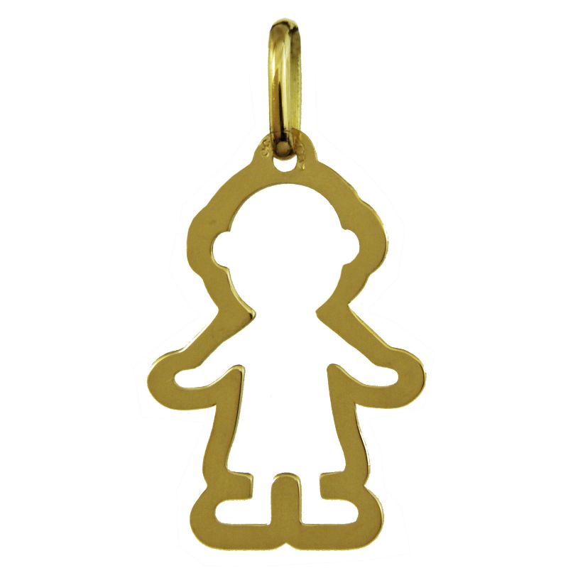 Pendentif trésor garçon ajouré (or jaune) Maison Augis