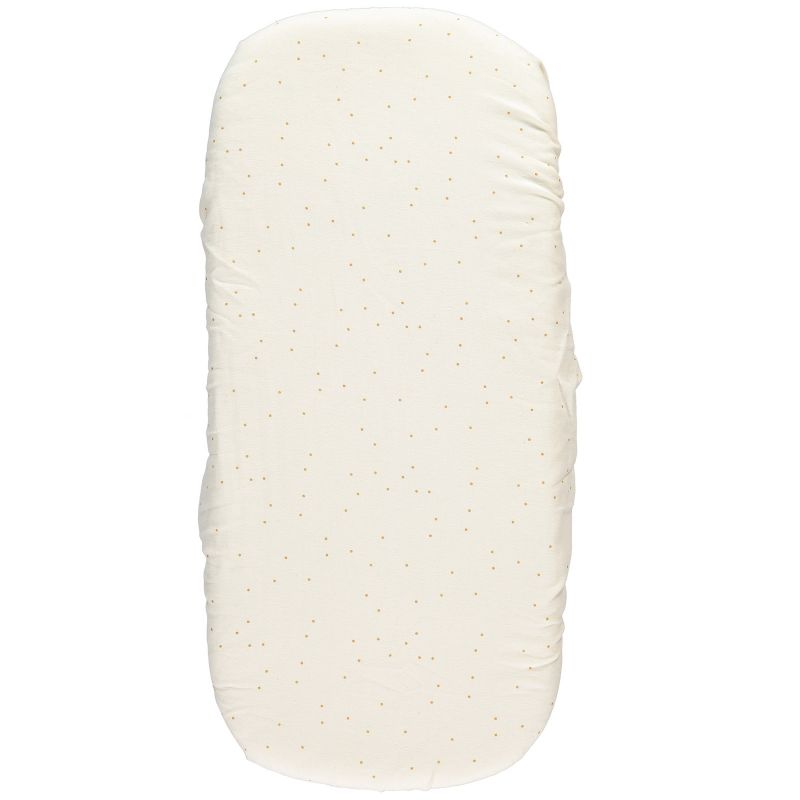 Drap housse de berceau Melody Honey sweet dots (80 x 40 cm) Nobodinoz