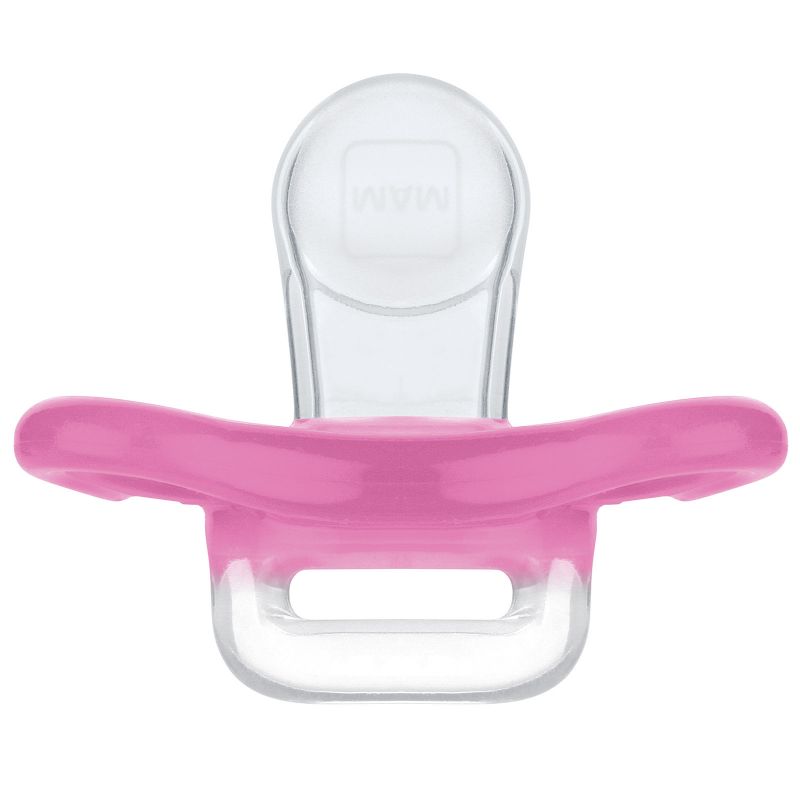 Sucette en silicone Comfort rose fille (0-5 mois) MAM