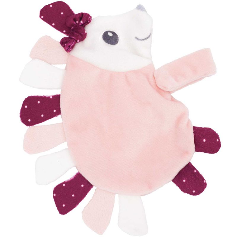 Doudou attache sucette hérisson Kipic Trois Kilos Sept