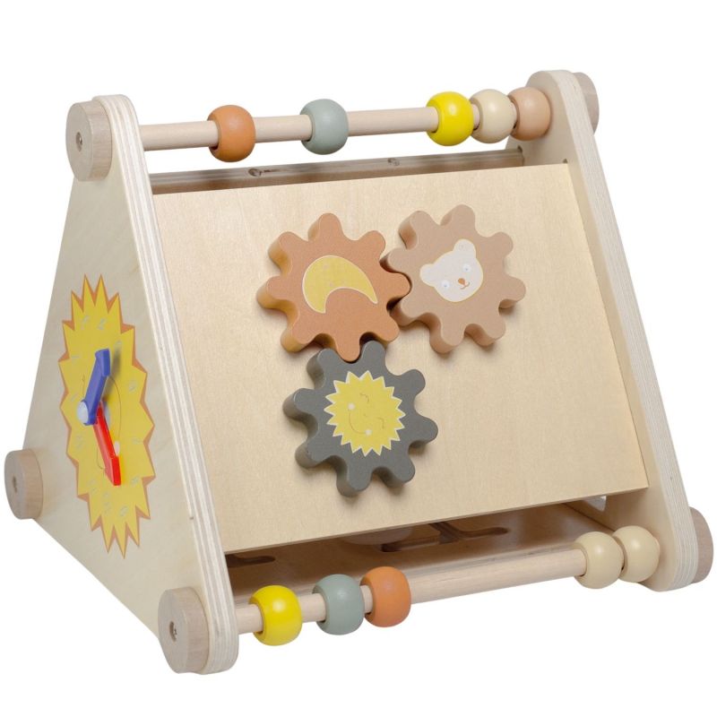 Triangle d'activités en bois Trois Kilos Sept Produit 1