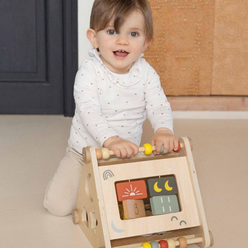 Triangle d'activités en bois Trois Kilos Sept Ambiance 3