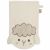 Variation Ecru, gris, marron du produit Gant de toilette en éponge Sheep Sonny de la marque Jollein