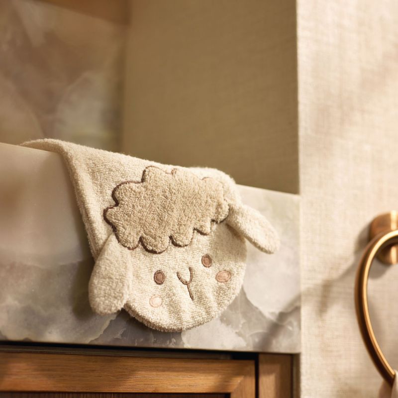 Gant de toilette en éponge Sheep Sonny Jollein Ambiance 2