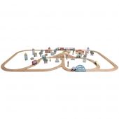 Circuit de train XXL (145 x 85 cm)