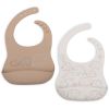 Lot de 2 bavoirs en silicone Elephant Tales Jollein Produit 1