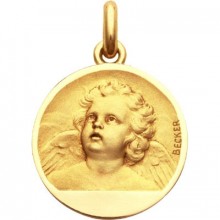 Médaille Ange Becker  (or jaune 750°)  par Becker