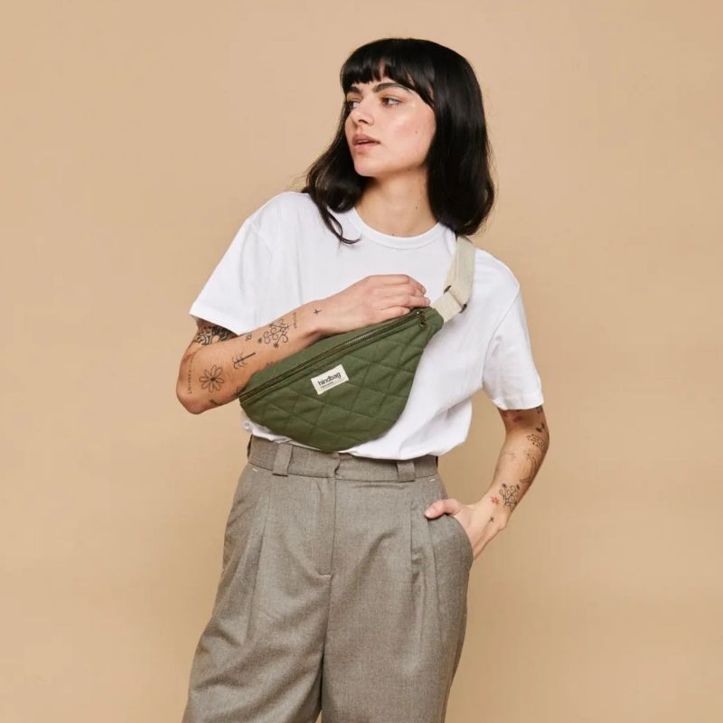 Sac banane Olivia matelassé Olive Hindbag Ambiance 5