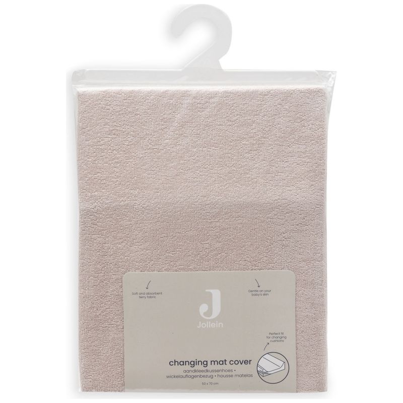 Housse de matelas à langer en éponge Silk Rose (50 x 70 cm) Jollein Packaging 5