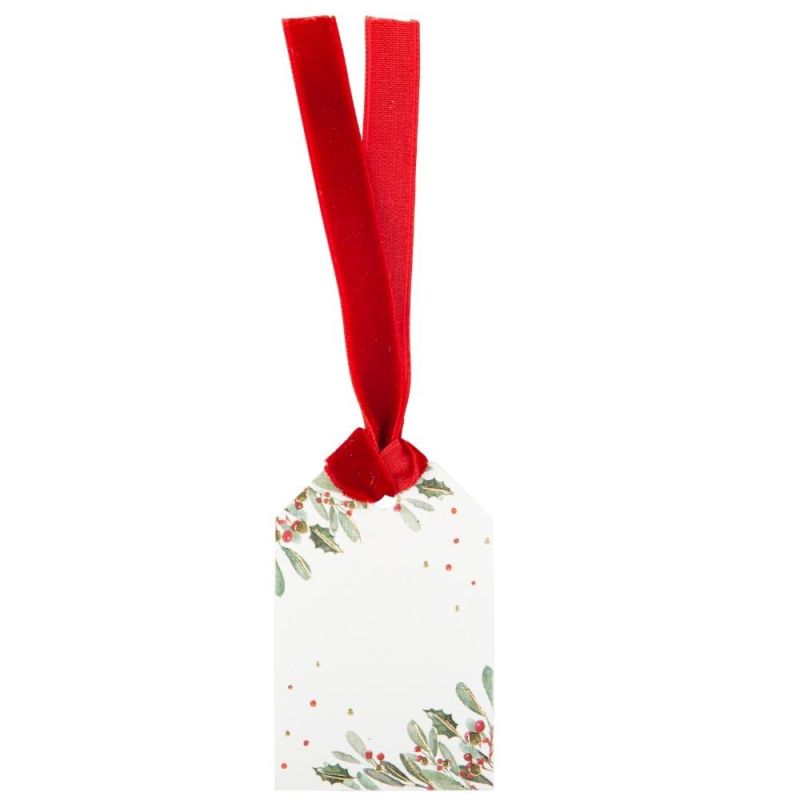 Lot de 8 étiquettes Noël Tradi Chic Arty Fêtes Factory
