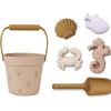 Lot de jouets de plage Dante Seashell pale tuscany (6 pièces) - Liewood