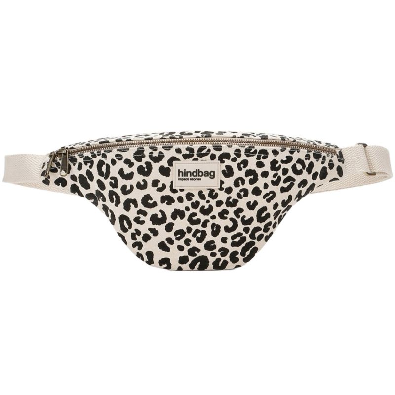 Sac banane Olivia Léopard Ecru Hindbag Produit 1