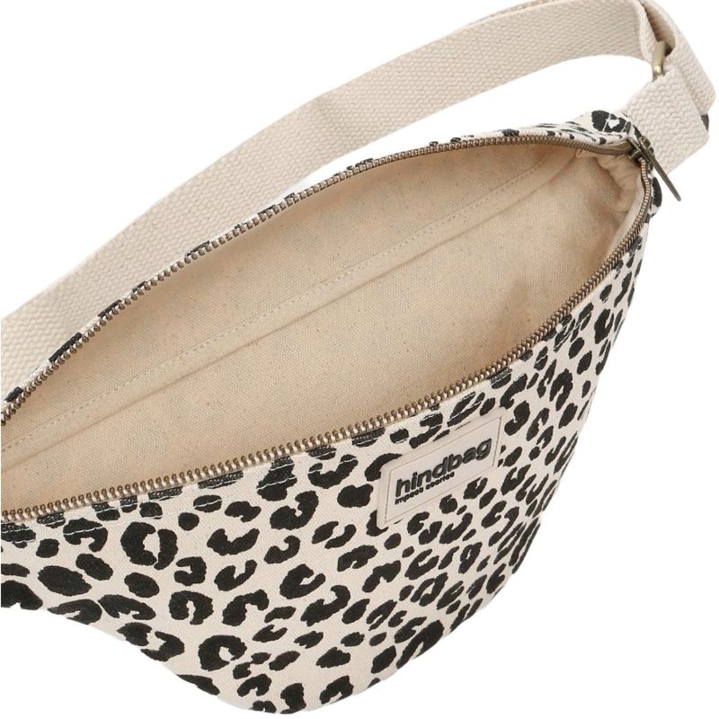 Sac banane Olivia Léopard Ecru Hindbag Produit 4