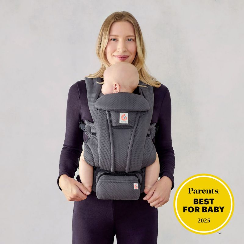 Porte-bébé Omni Deluxe Mesh Graphite Grey Ergobaby Ambiance 8