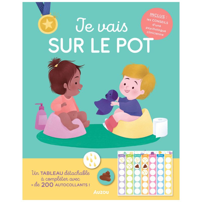 Calendrier Je vais sur le pot Auzou Editions Produit 1