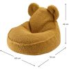 Pouf ours Maple molletonné  par Wigiwama