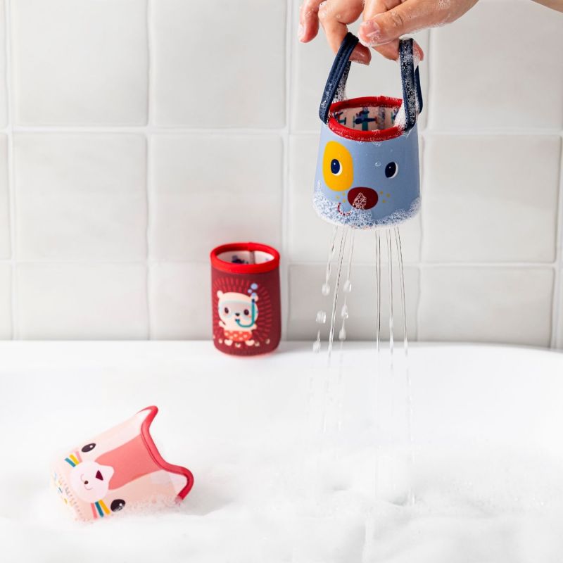 Set de 3 gobelets de bain Jules - Reconditionné Lilliputiens Produit 2