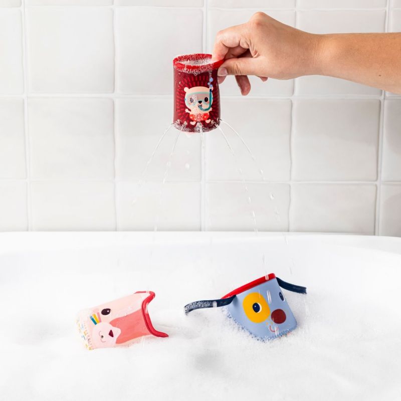 Set de 3 gobelets de bain Jules - Reconditionné Lilliputiens Produit 7