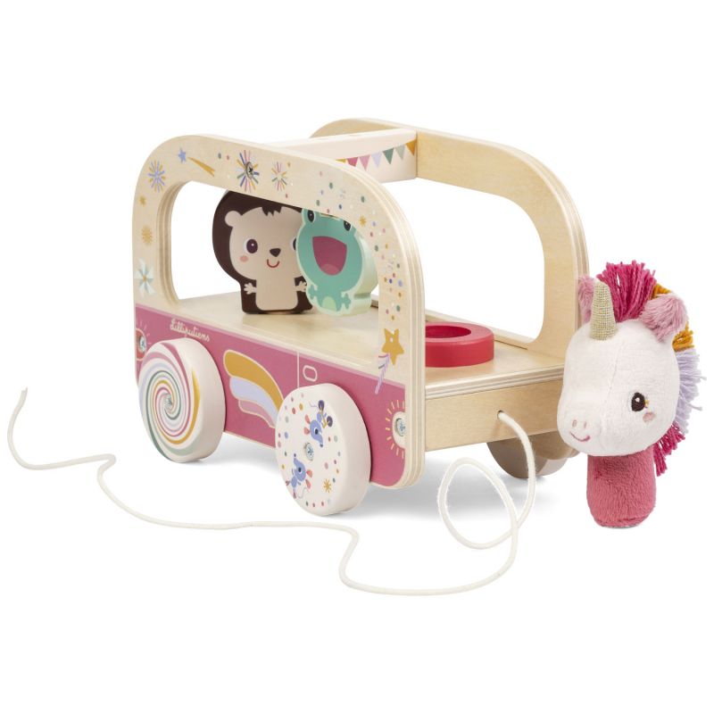 Bus magique en bois Lena Lilliputiens Produit 1