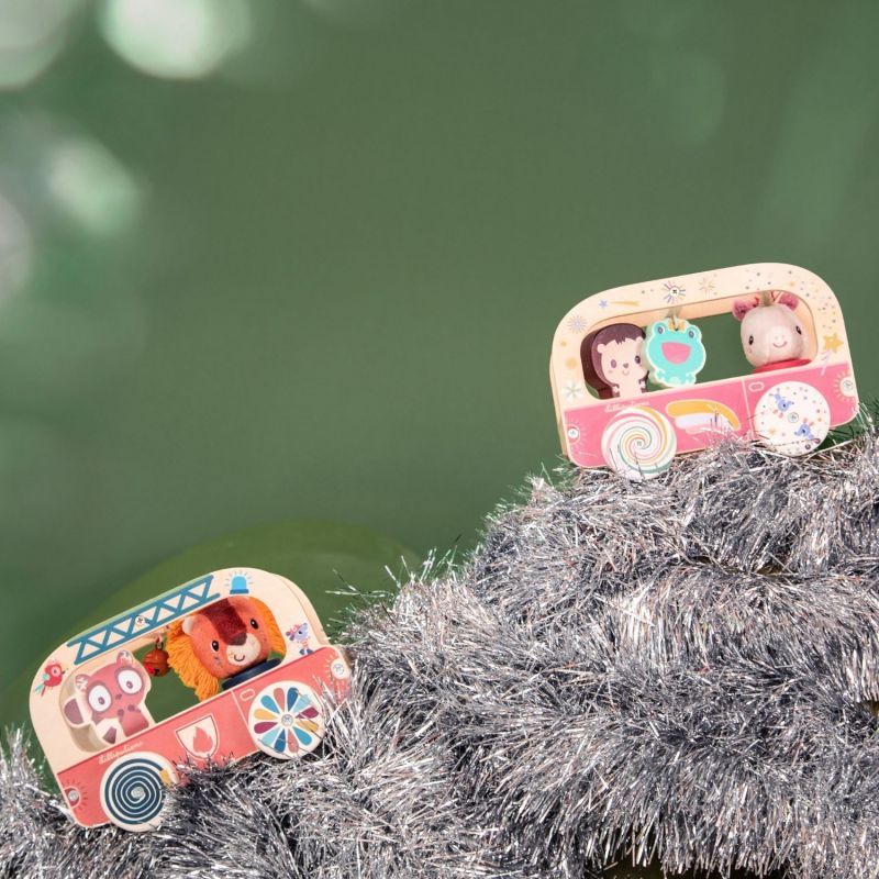 Bus magique en bois Lena Lilliputiens Ambiance 9