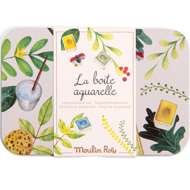 La boîte aquarelle Moulin Roty Packaging 1 grande taille