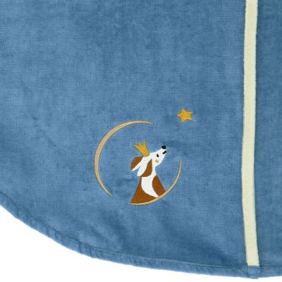 Poncho de bain Chien Myosotis personnalisable (0-5 ans)