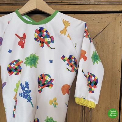 Bavoir à manches Elmer