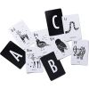 Cartes imagier pour bébé en anglais Alphabet animaux - Wee Gallery