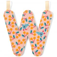 Lettre phosphorescente en tissu à suspendre W