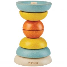 Bols à empiler en bois d'hévéa - Plan Toys