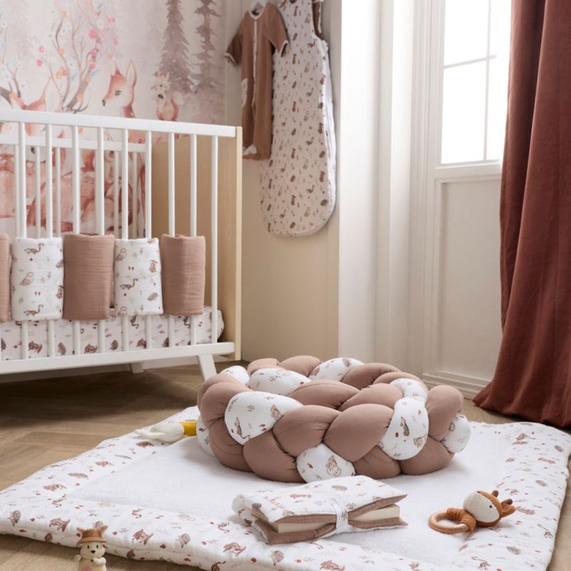 Gigoteuse gaze de coton clairière et Mocha (0-6 mois) BB & Co Ambiance 4