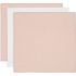 Lot de 3 langes en coton Twinkling Wild Rose (70 x 70 cm) - Jollein